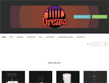 Tablet Screenshot of dreamssmokeshop.com